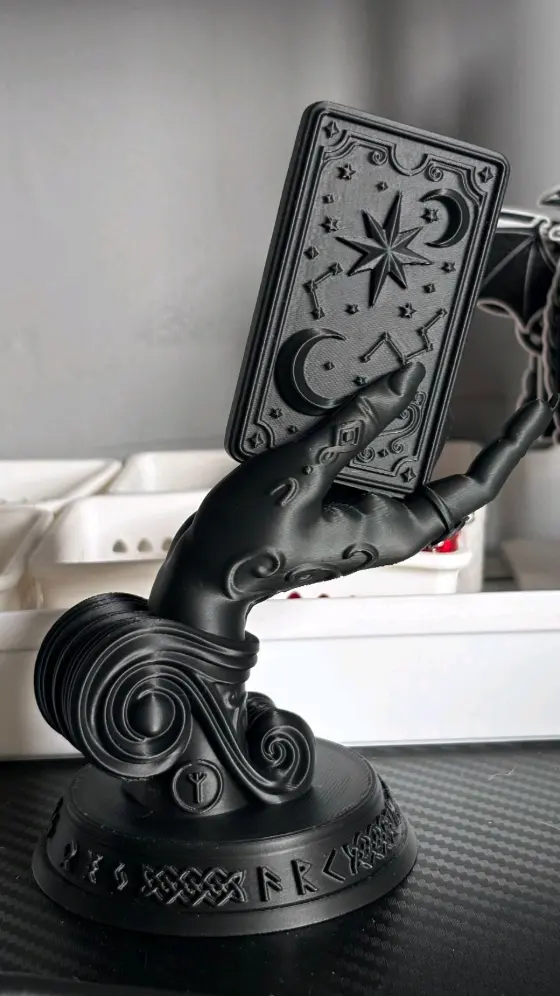 Siyah El Figürlü Tarot Biblo